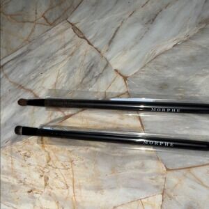 Morphe Dual Black Makeup Brushes Set of 2